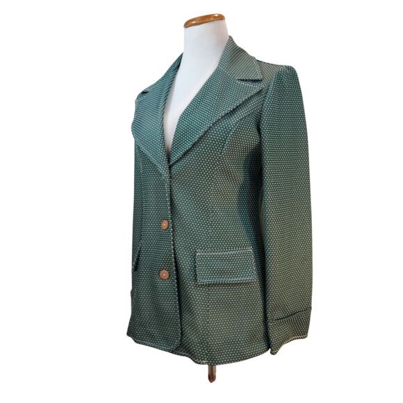 Green Polka Dot Women's Jacket - Picture 12 of 16